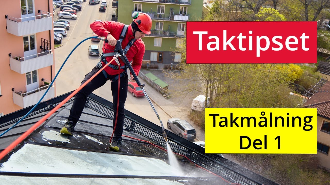 Taktipset - Takmålning del 1 - Rengöring