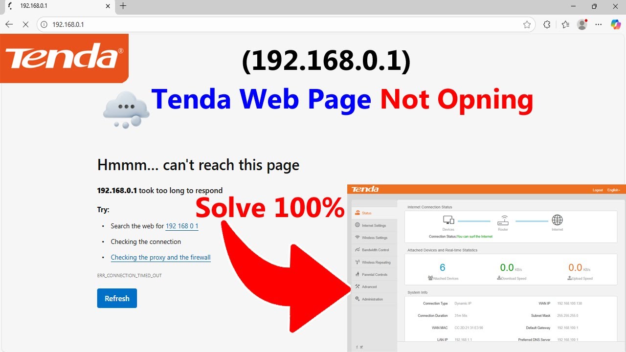 Tenda Router Not Login || Tenda Login Problem || Urdu Technical Pakistan