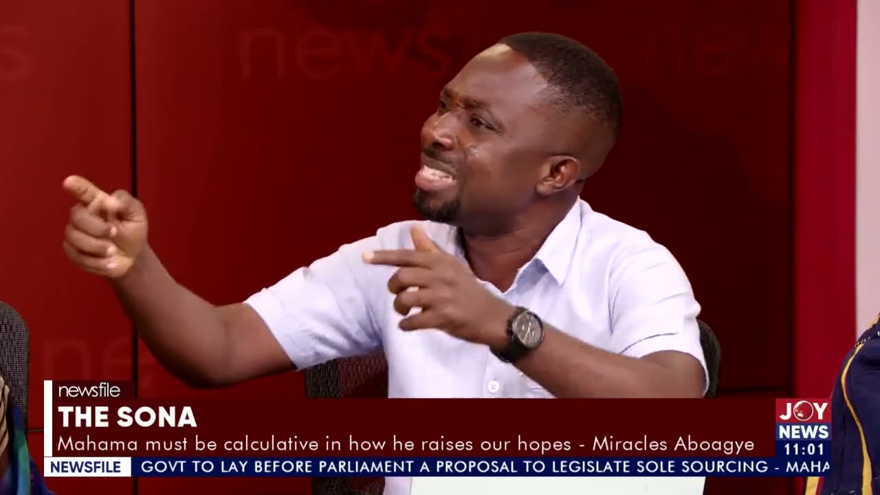Dennis Aboagye criticizes Mahama’s SONA, says citizens still burdened by electricity & cocoa issues