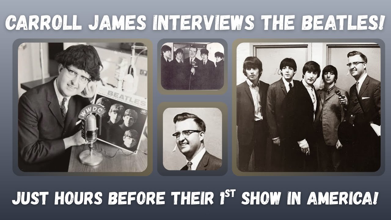 Beatles Interview! What did Carroll James ask the Beatles right before their first show in the US?