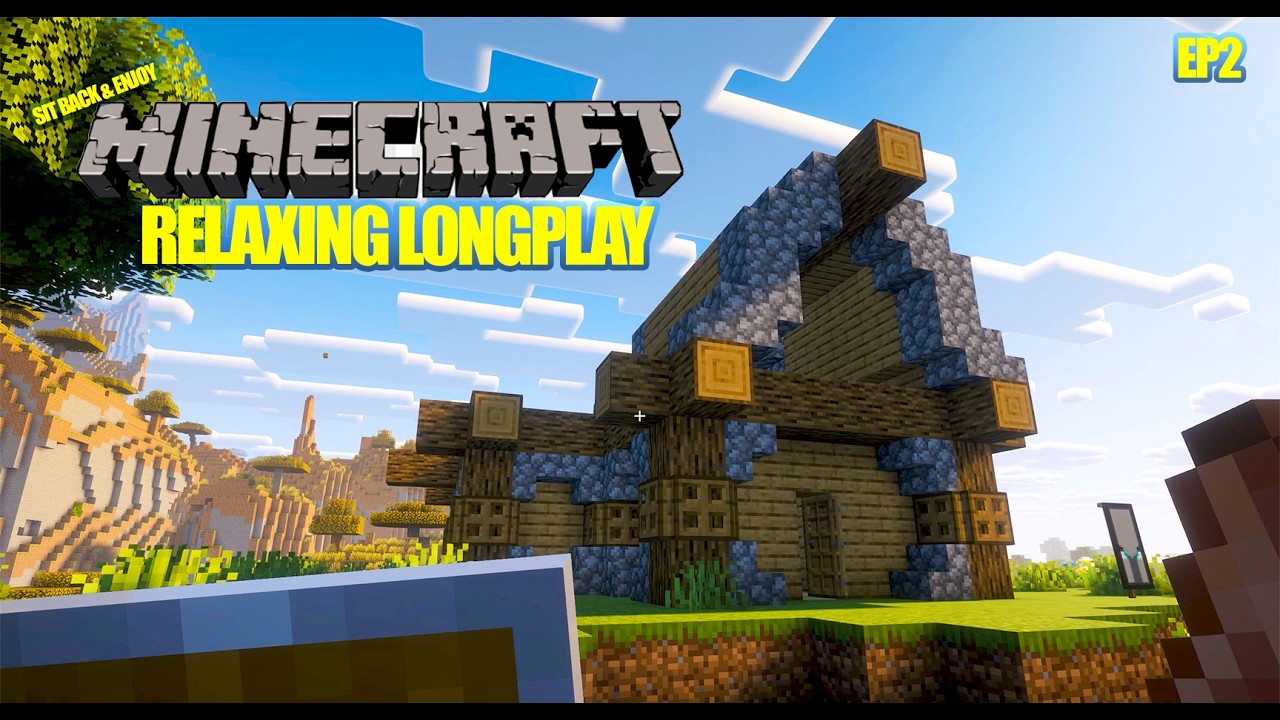 Minecraft Relaxing Longplay Ep2-Building Cozy Home