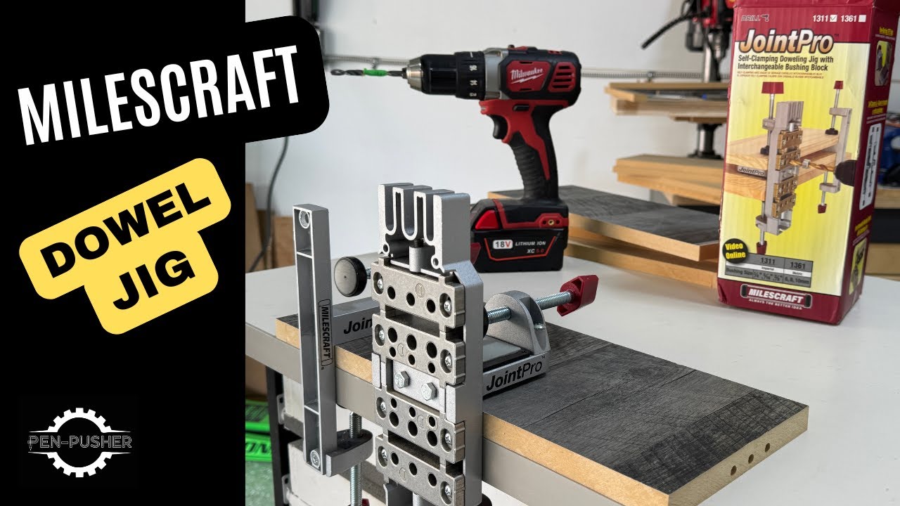 Build Drawers with Milescraft JointPro Doweling Jig