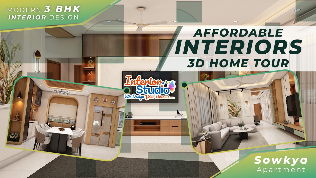 Sowkya Apartment | Luxury 3D Interior Walkthrough | 360° Home Tour