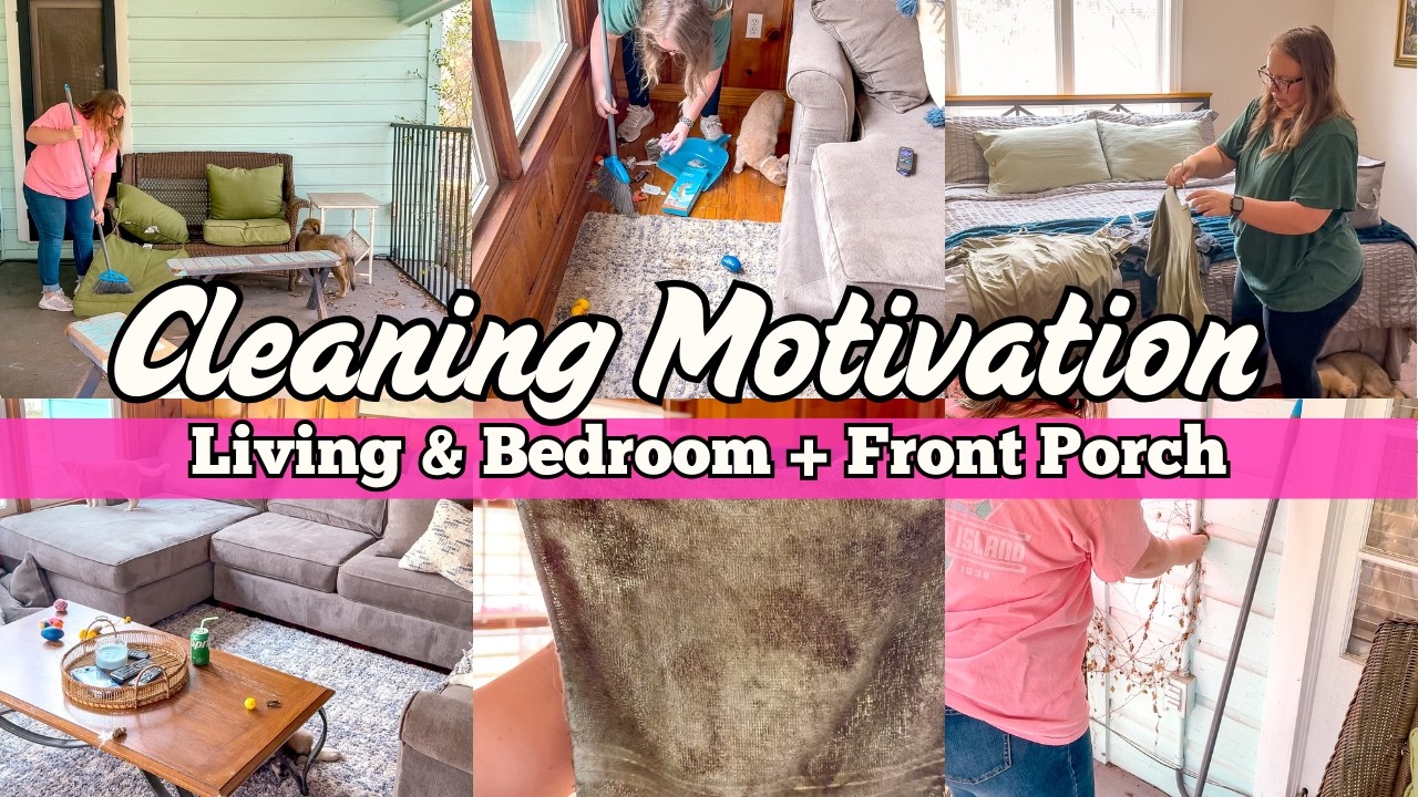 Bedroom & Living Room RESET + Front Porch Spring Cleaning | CWM 2026