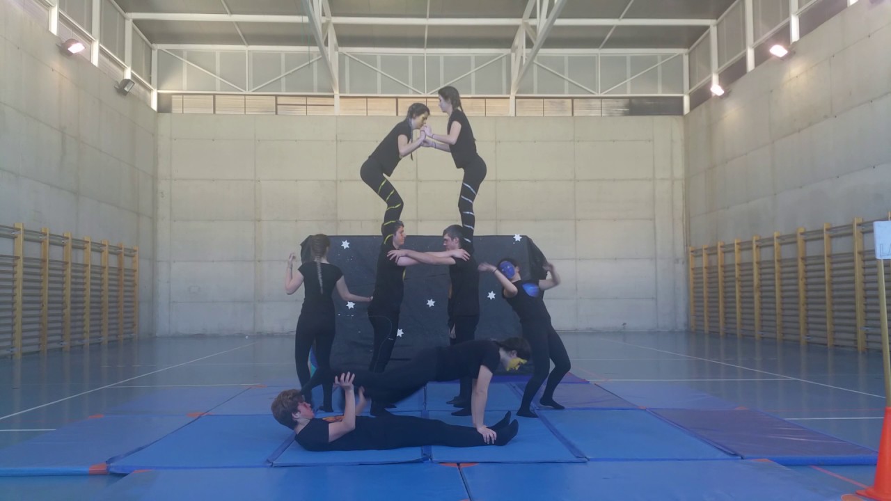 Coreo EL UNIVERS0 LOS PLANETAS.Acrosport 2017 IES La Nucia