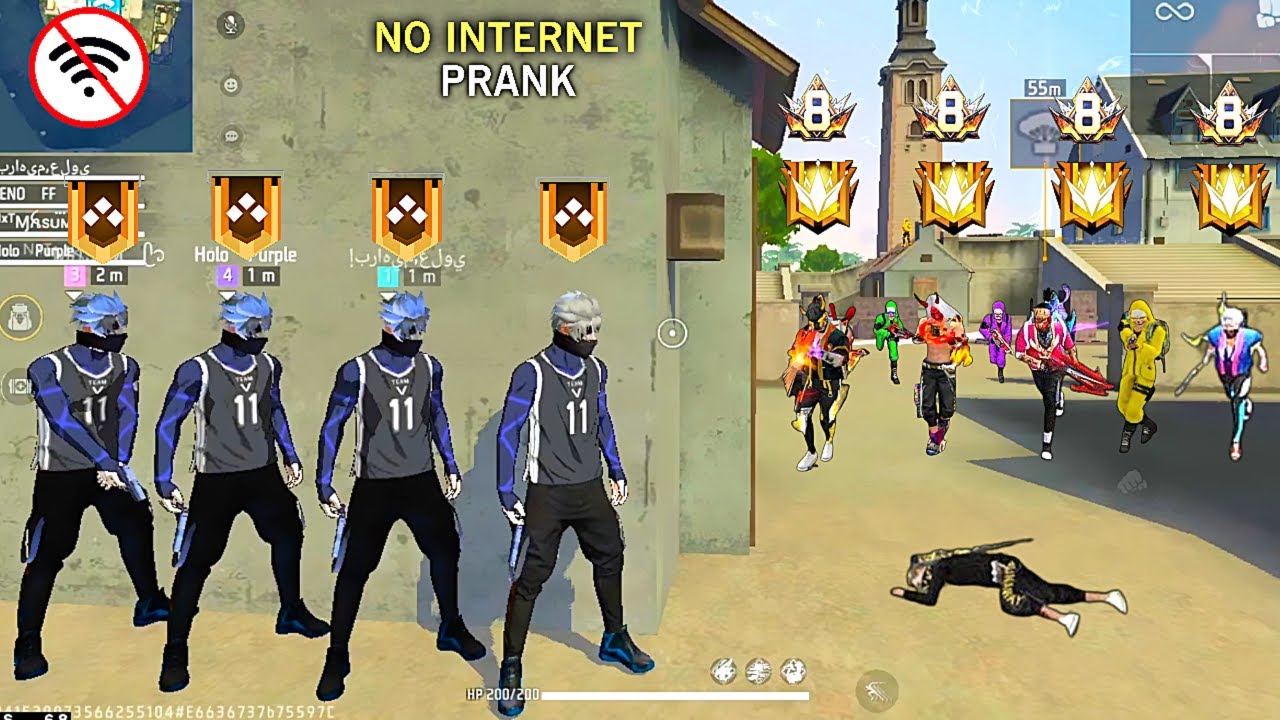 Розыгрыш без интернета 🤣 | Забавный геймплей Free Fire | ZENO FF
