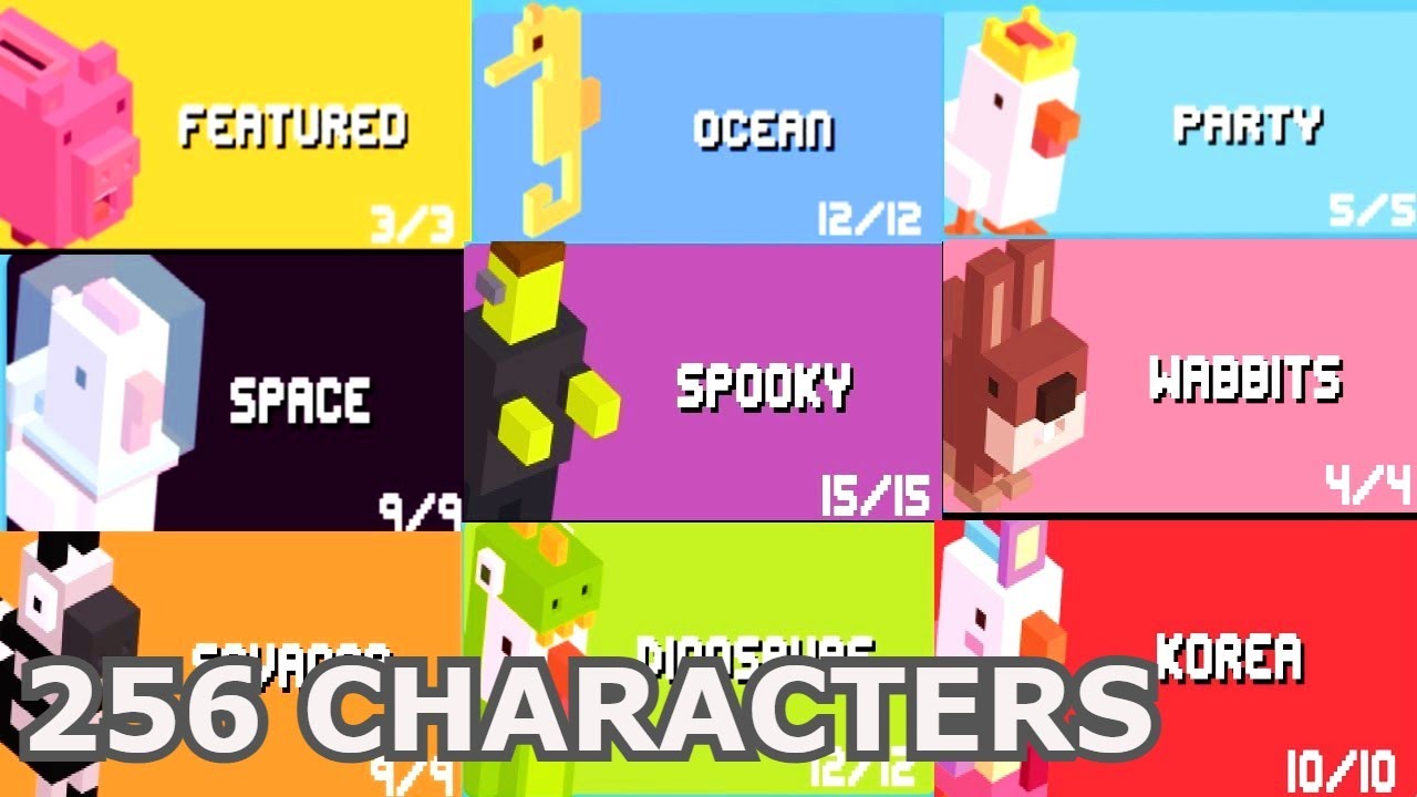 FREE CROSSY ROAD UNLOCK SECRET CHARACTERS 2022