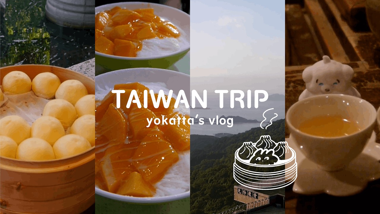 ［ vlog ］灼熱の台湾でも負けじと2泊３日満腹旅🧋｜九份，真夏の台北街歩き，わくわくお土産紹介