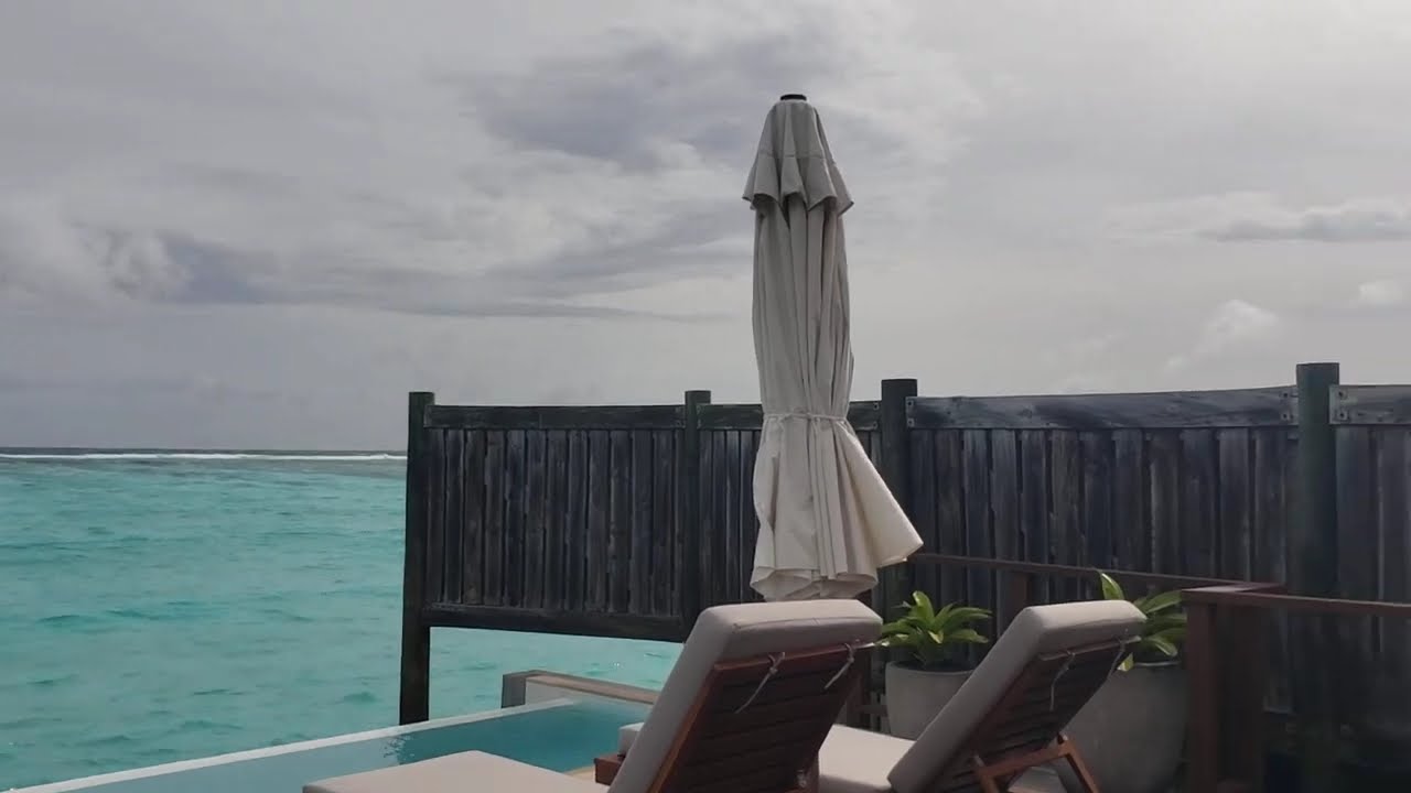The Most Amazing View! On the Deck of a Sunset Water Villa with Pool,  Conrad Maldives, June 2025
