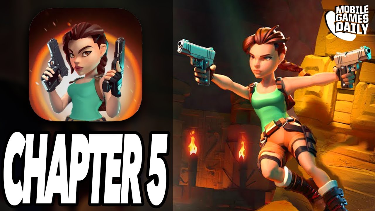 TOMB RAIDER RELOADED Full Gameplay Walkthrough - Chapter 5 Tomb of Qualopec (iOS, Android)