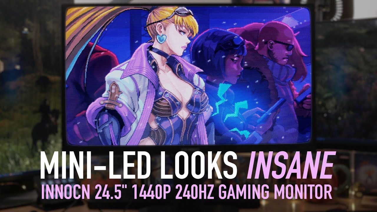 MiniLED, 240Hz, Insane Colors: INNOCN 25M2S 1440p Gaming Monitor Full Test
