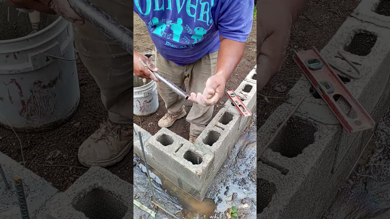 Truco f&aacute;cil para colocar hilos si no tienes columnas #alba&ntilde;iler&iacute;a #contruccion #obras #viralvideo