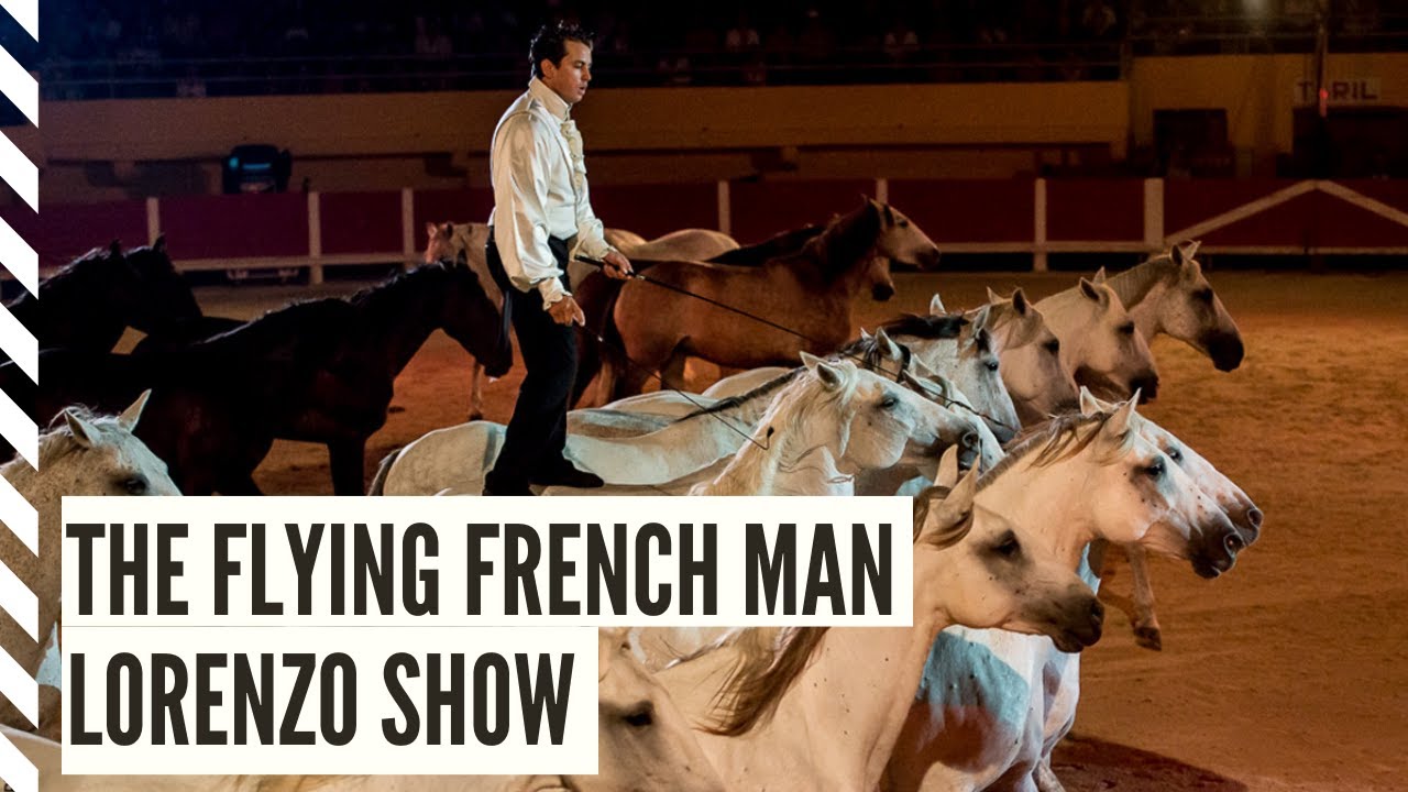 The flying frenchman Lorenzo show at Hermes Jumping in Paris