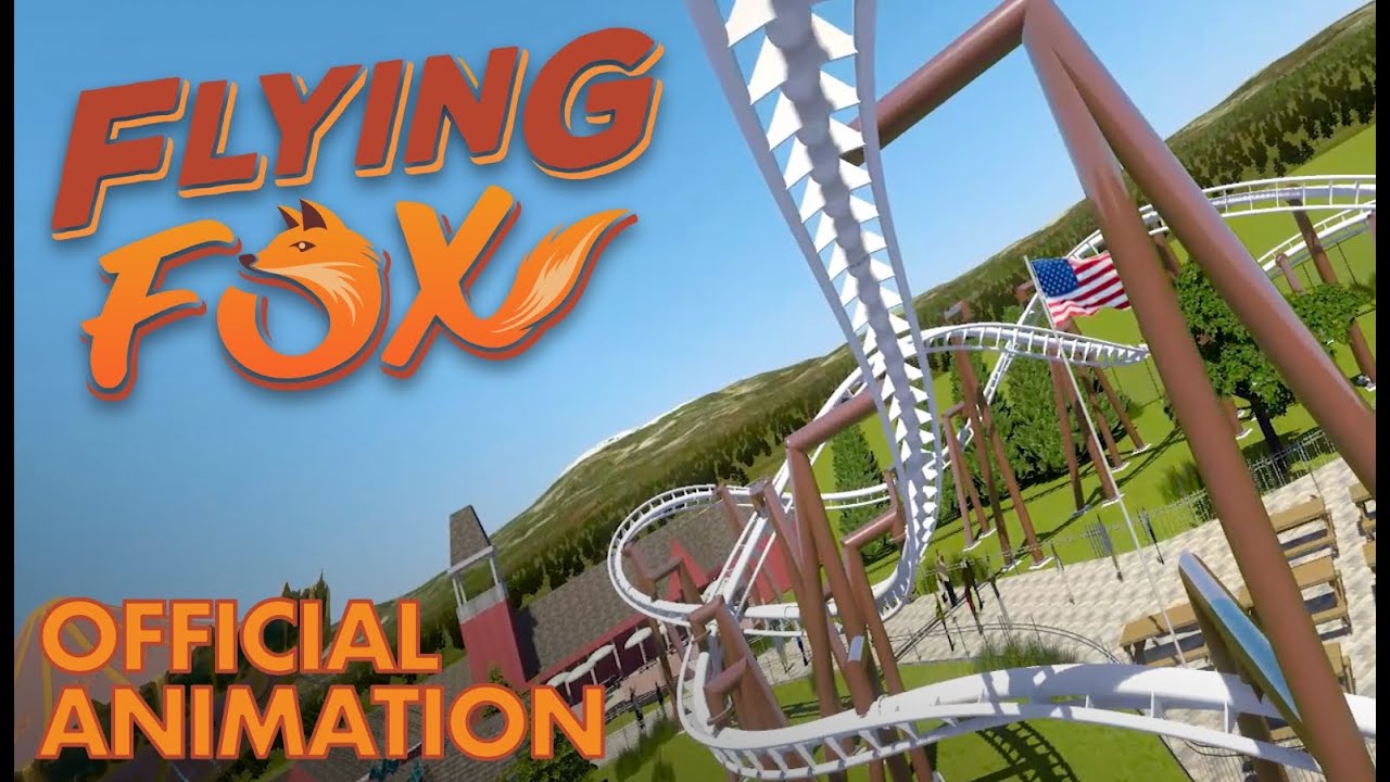 Flying Fox Family Coaster At Kentucky Kingdom - Official POV & Off-ride Animation - Coming In 2026