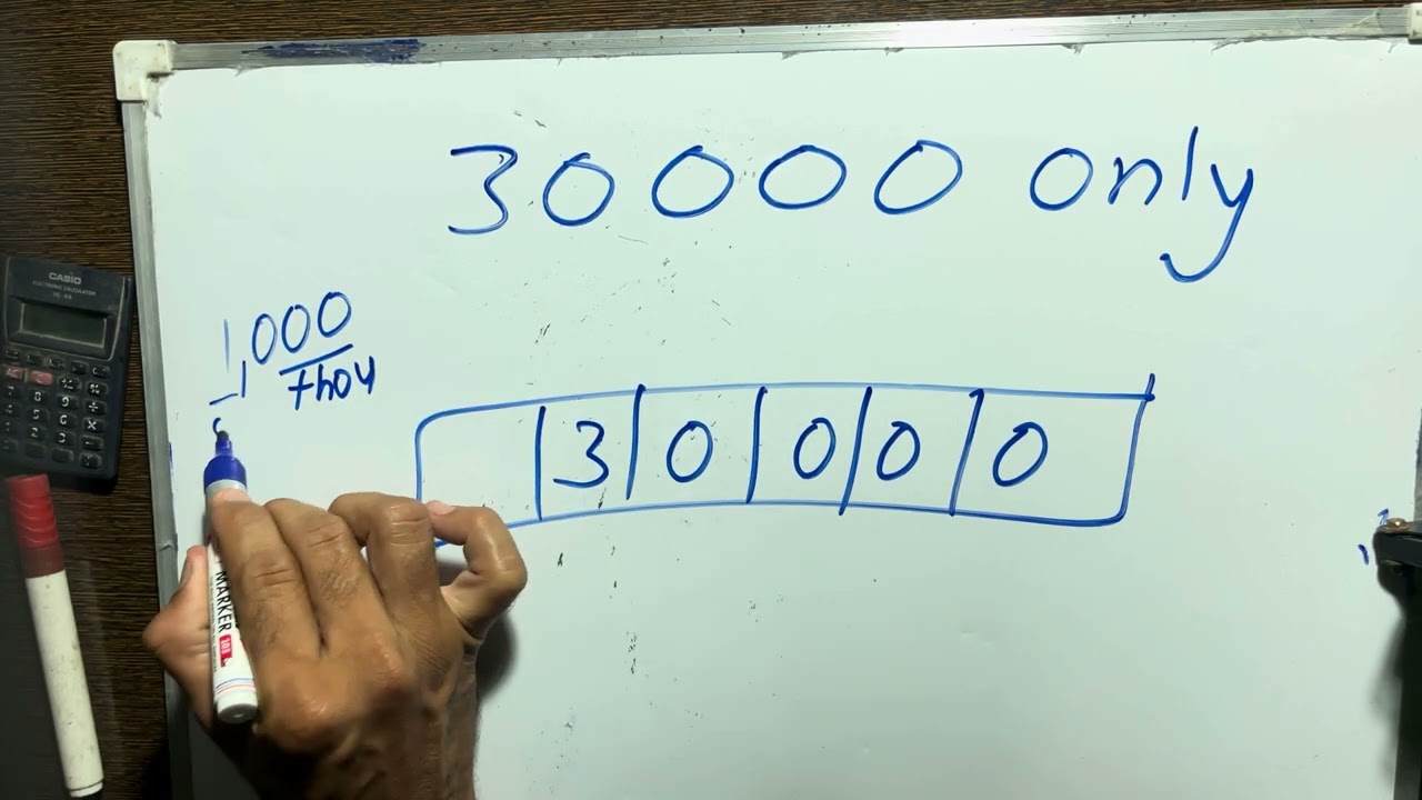 30000 only | 30,000 Spelling hindi english | Hindi