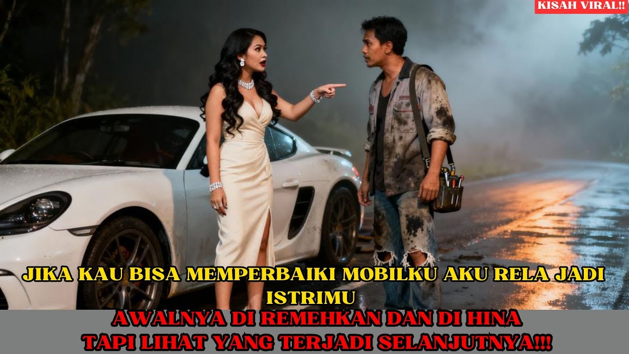 DITUDUH JADI RAMPOK SAAT MENOLONG WANITA CANTIK SOMBONG KARENA MOBIL MEWAHNYA MOGOK DI TEMPAT SEPI