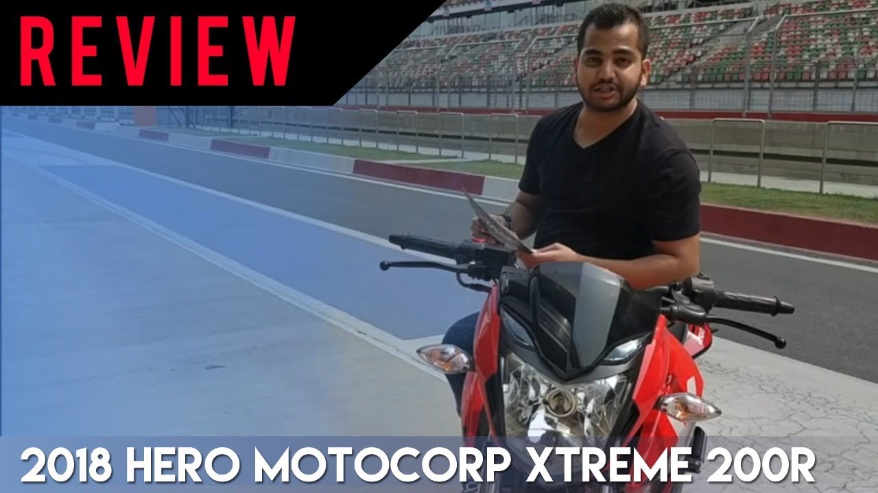 2018 Hero MotoCorp Xtreme 200R review & exhaust sound (Hindi)