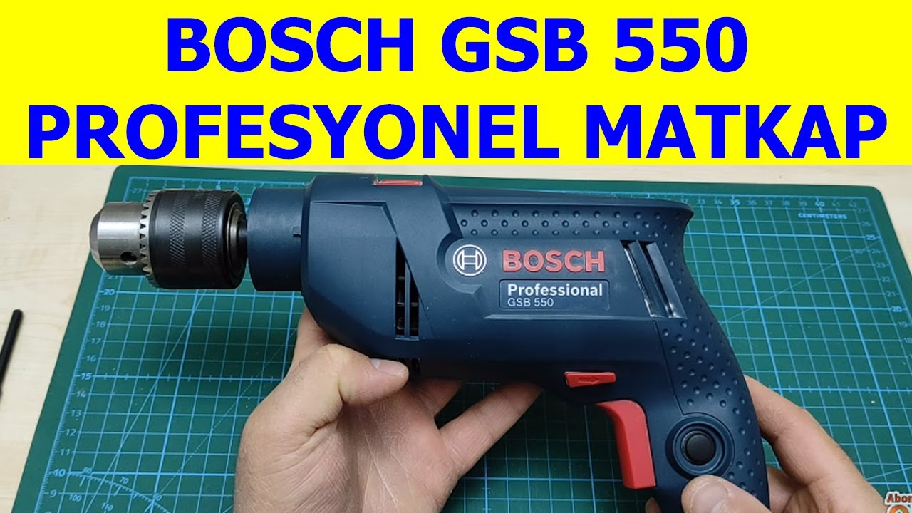 Bosch Matkap GSB 550 Ürün Tanıtımı (Bosch Gsb 550 professional, en iyi matkap, bosch matkap inceleme