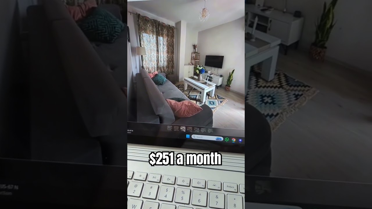 $251 a month apartment in Europe #livingineurope