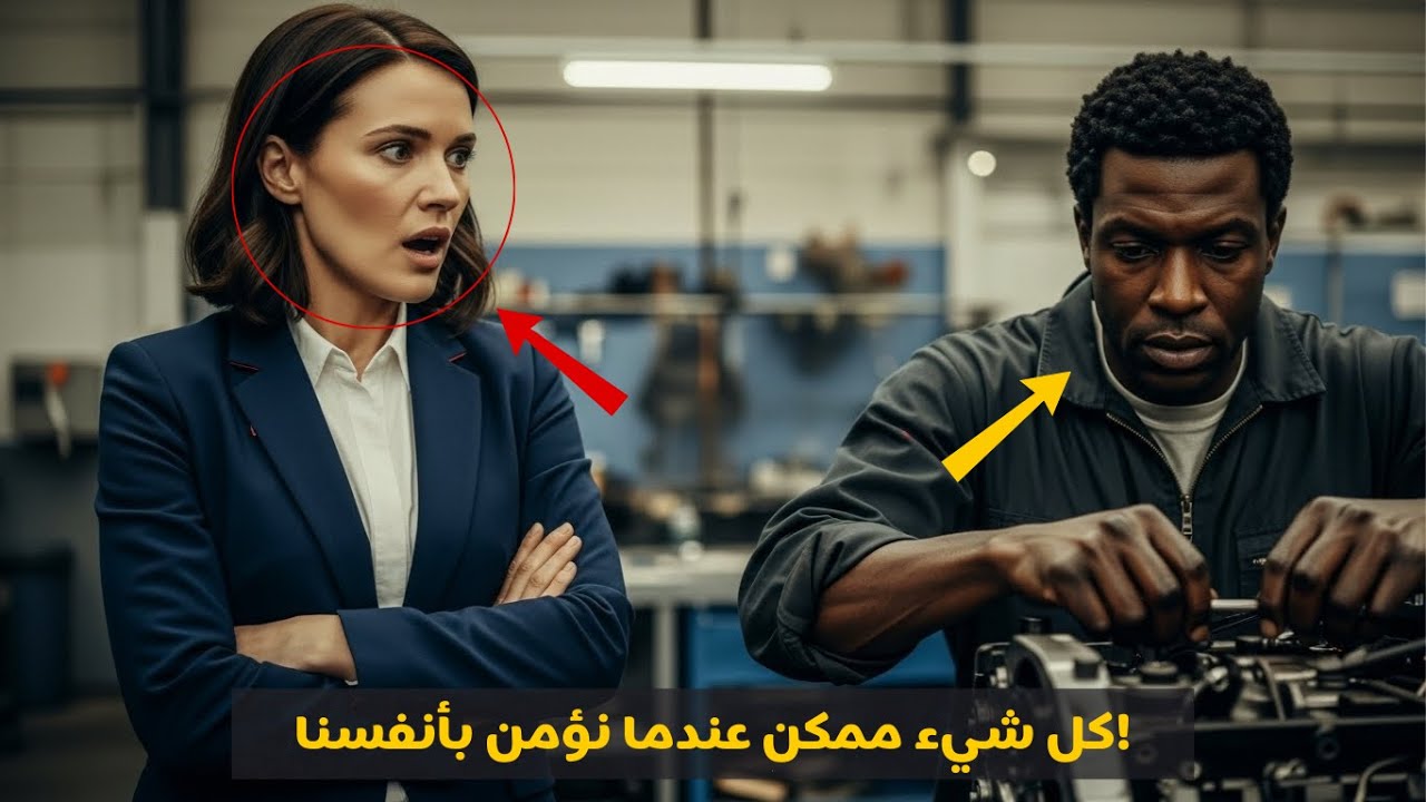 الآلية المكسورة تصبح خارقة! ميكانيكي أسود يكشف سرًا مذهلاً | قصة ملهمة