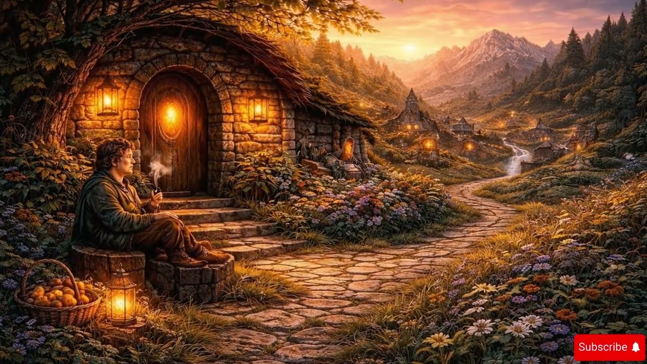 Fantasy Comfort Hobbit Ambience | Relax, Study & Sleep