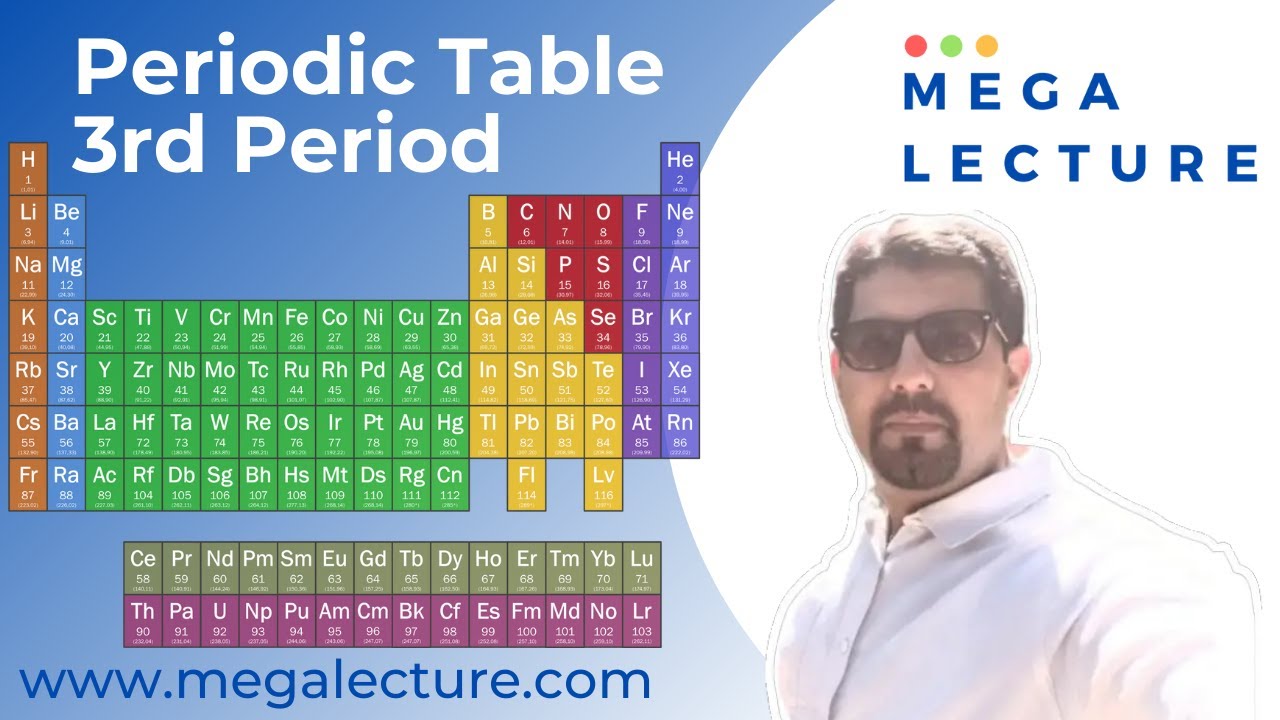 Live Class - AS CHEM -  3rd Period of Periodic Table - Period 3 Elements - Periodic Table - Elements