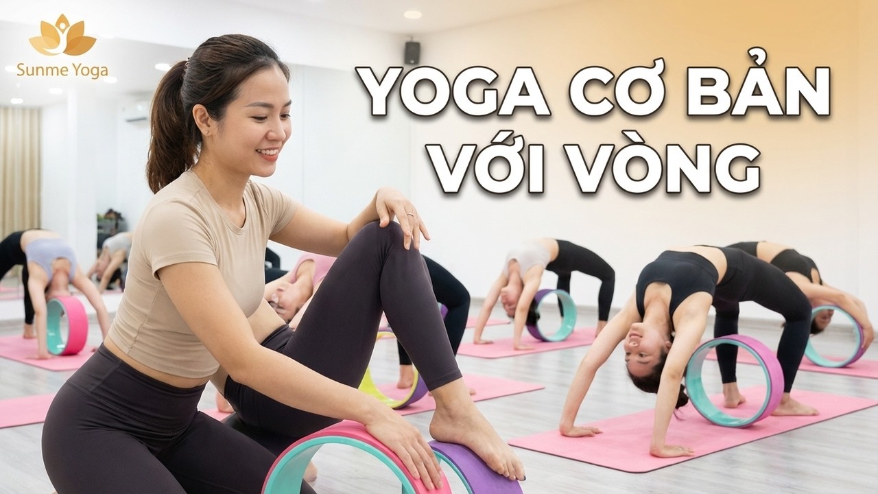 Базовая йога с обручем — тренер Фыонг Ань — Sunme Yoga — 4K UHD