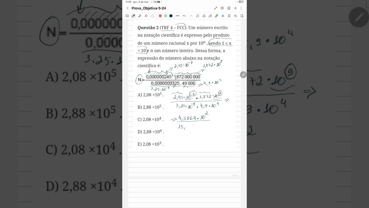 Notação científica 