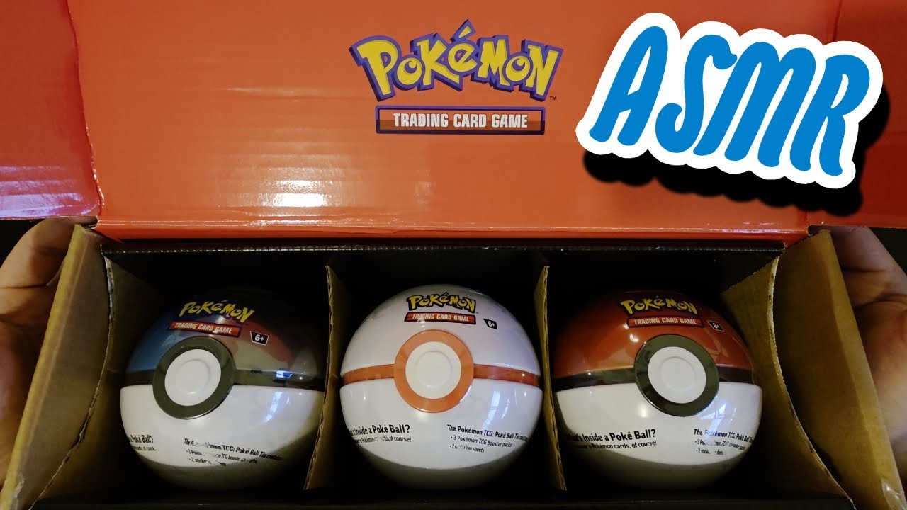 ASMR | Pokeball Tins from Amazon (Pokemon TCG)