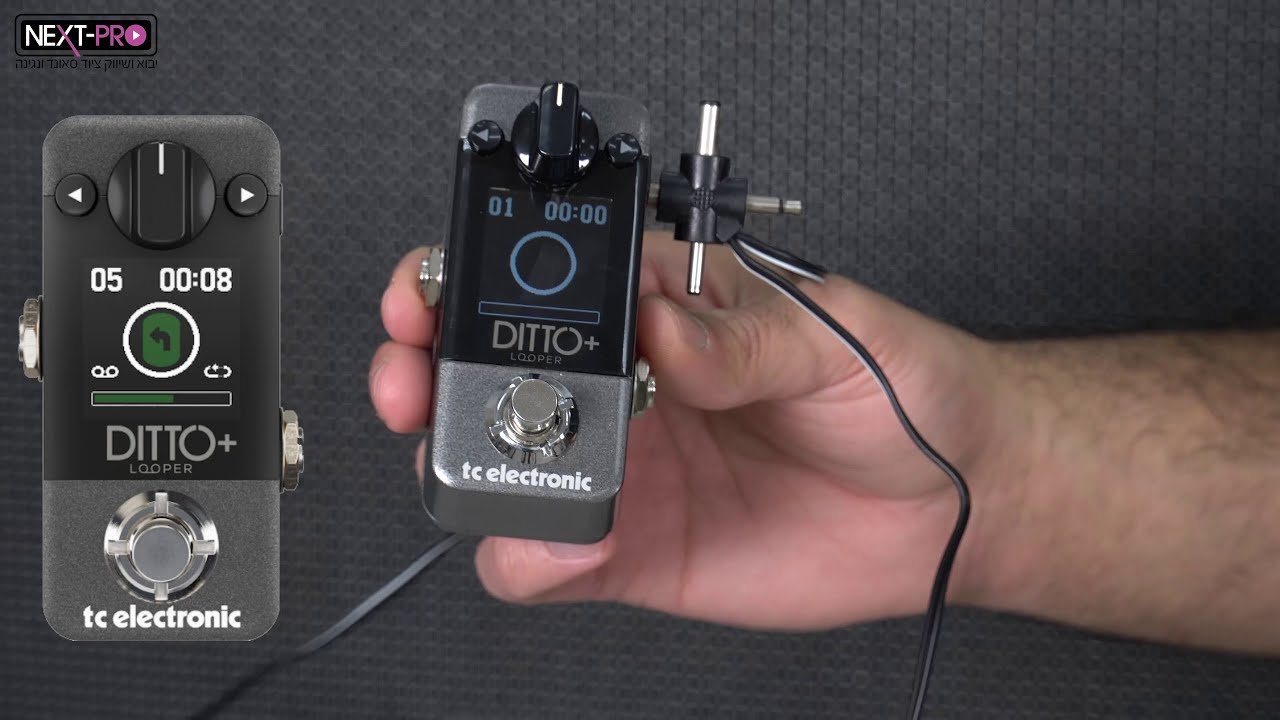 נקסט פרו - אפקט לגיטרה TC Electronic DITTO+ Looper