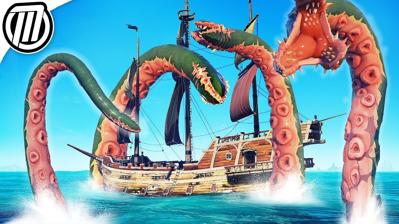 Sea of Thieves KRAKEN ATTACK! Gameplay