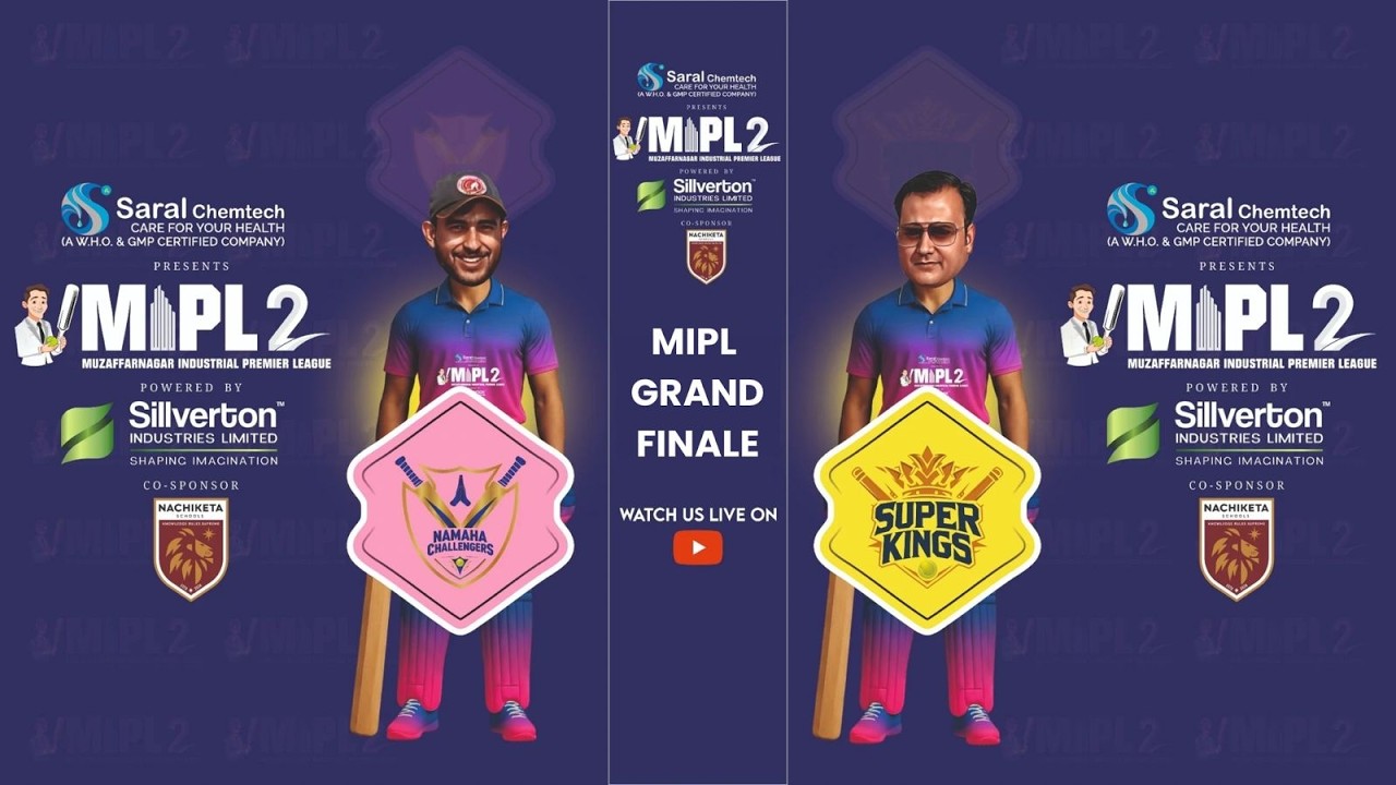 MUZAFFARNAGAR INDUSTRIAL PREMIER LEAGUE  | FINAL || SUPER KINGS VS NAMAHA CHALLENGERS
