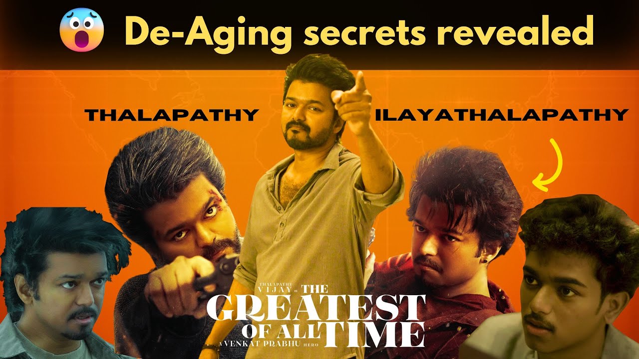 Goat Tamil Trailer Breakdown 🤯| The Real Truth About De-Aging VFX