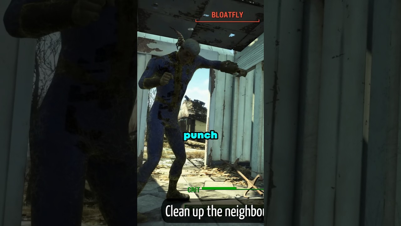 Когда Fallout 4 издевается над вашим пацифистским прохождением #игры #fallout