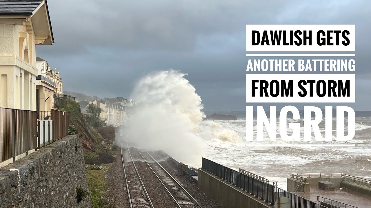 Dawlish Seafront gets another battering. 