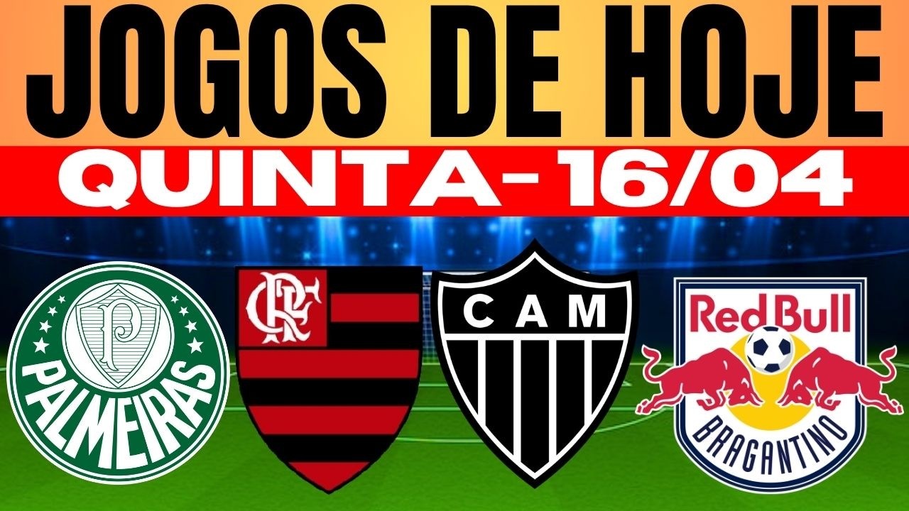 ⚽N&Atilde;O PERCA HOJE TEM LIBERTADORES! VEJA AGORA TODOS OS JOGOS DESTA QUINTA-FEIRA DIA 16/04/2026