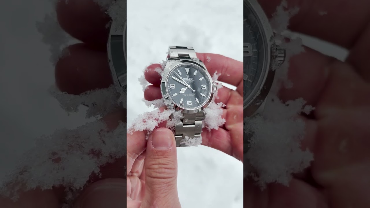 Uncovering the Rolex Explorer 1 Ref. 224270 in the Snow ❄️🏔️  