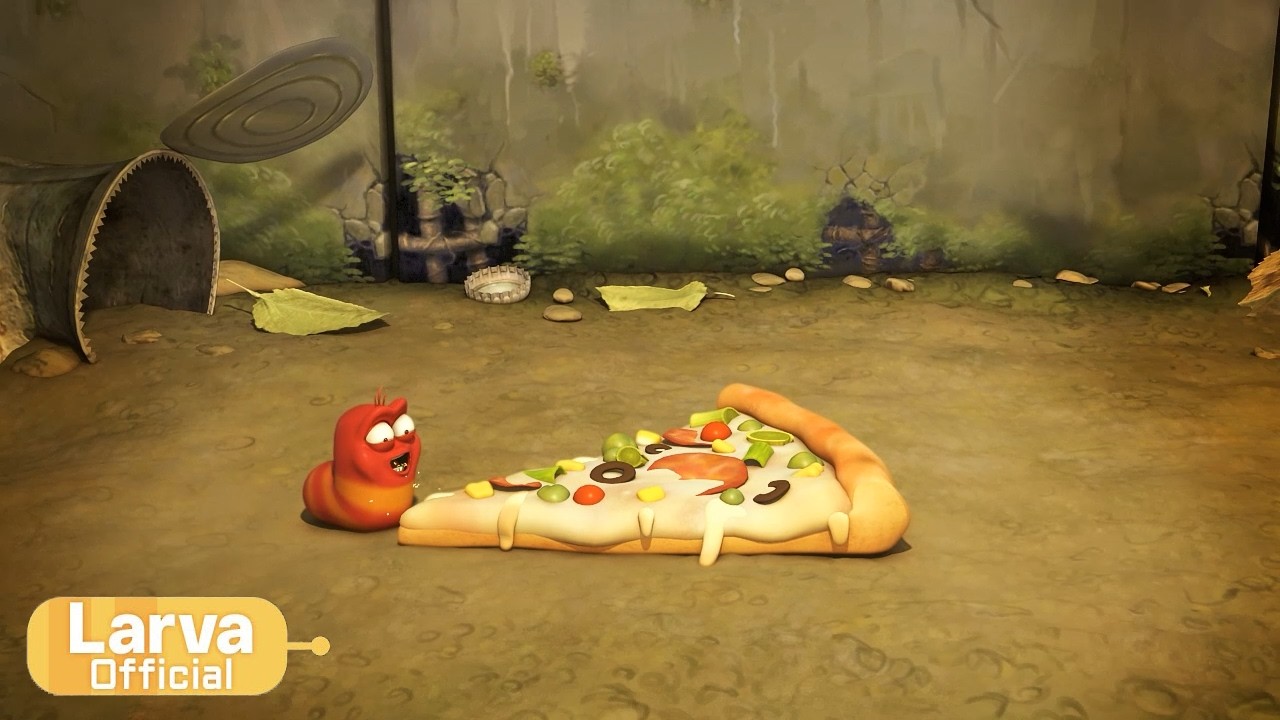 Pizza | Animation Compilation | Larva Tuba | Official