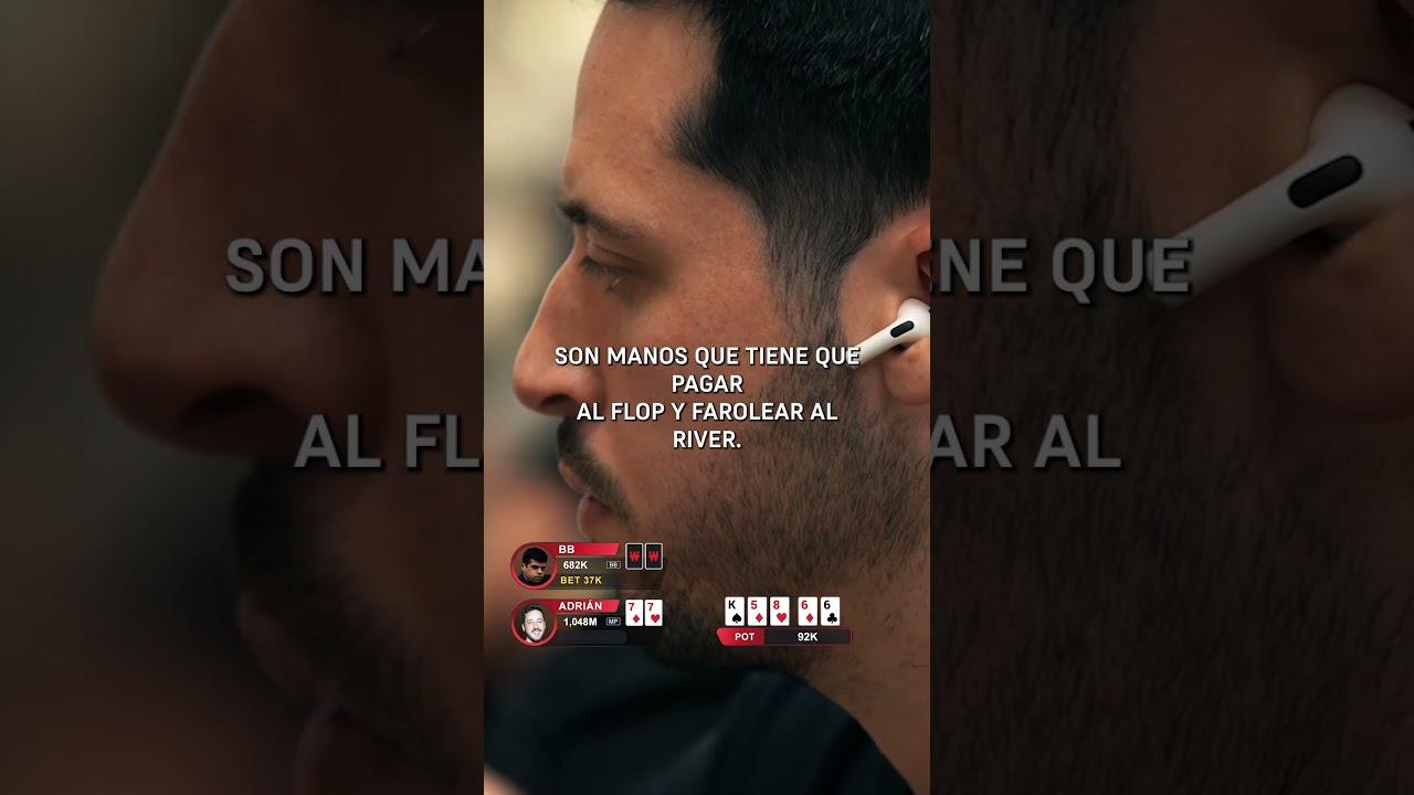 🤖 Adri&aacute;n Mateos inventa una jugada espectacular en el river #Poker #WSOP