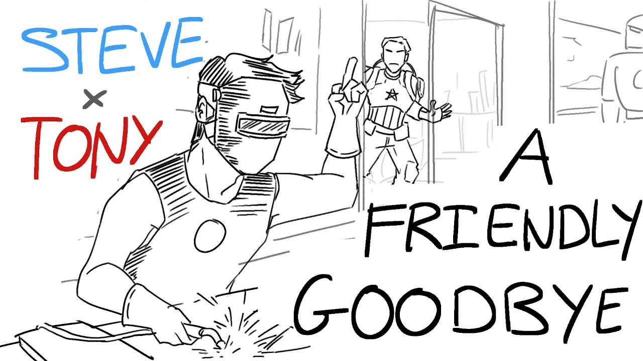 (Steve/Tony) Marvel Animatic | A Friendly Goodbye