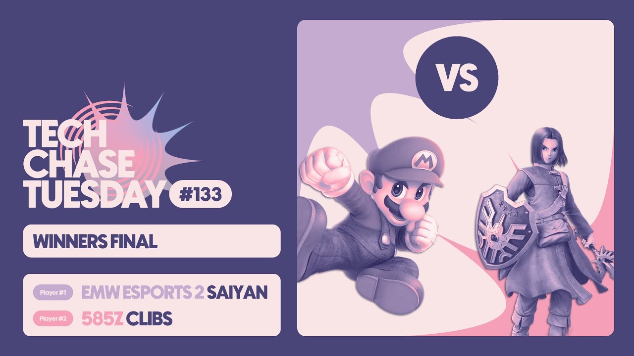 EMW Esports 2 | Saiyan (Mario) v 585Z | Clibs (Hero/Yoshi) | Winners Finals | Tech Chase Tuesday 133