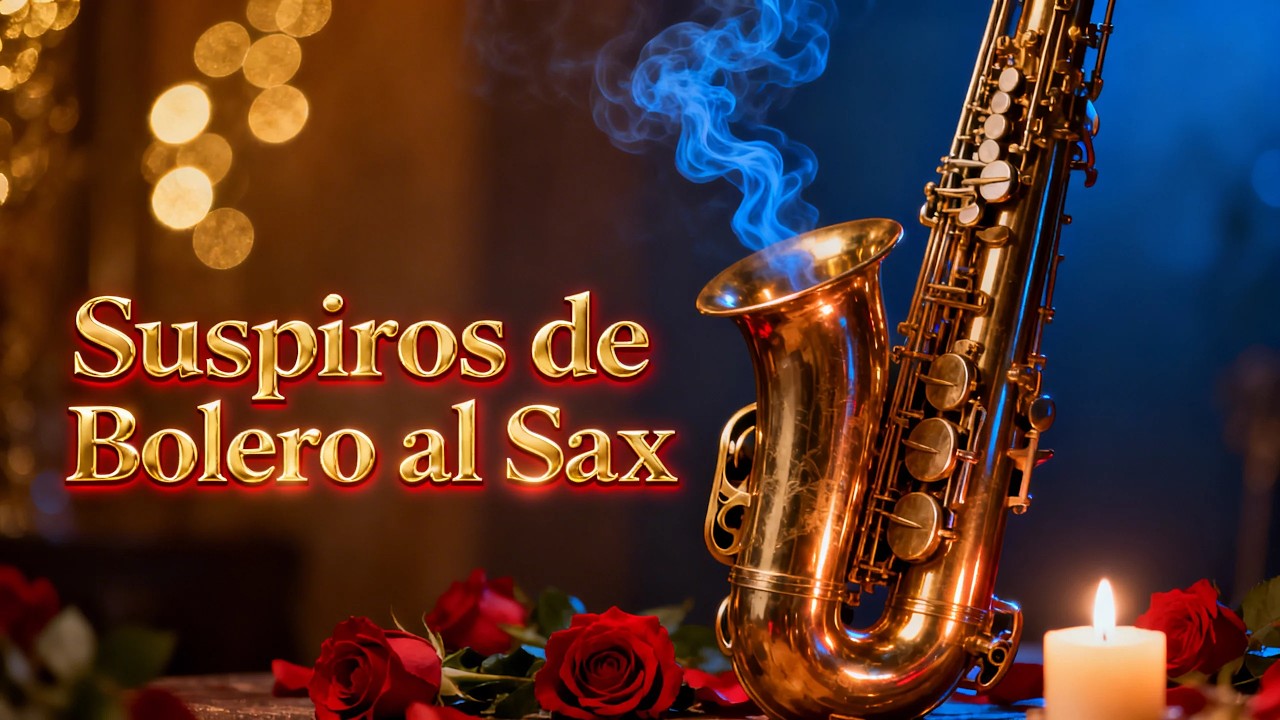🎷 Suspiros de Bolero al Sax EN VIVO 🔴 Música Romántica Instrumental Latina