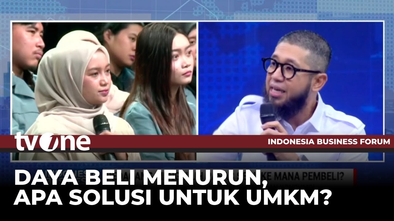 Daya Beli Turun, Deryansha: Konsumen saat Ini Banyak Menahan Konsumsi | IBF tvOne