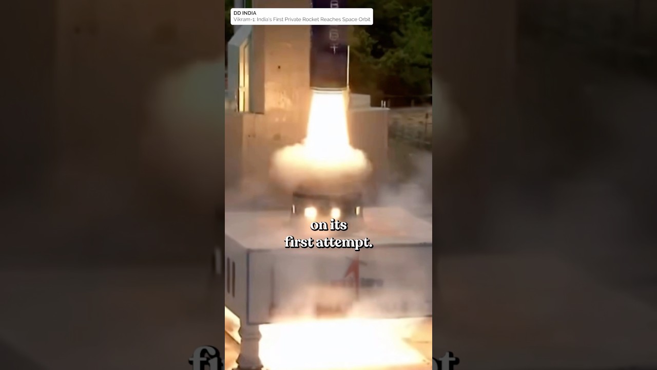 Skyroot Aerospace just launched Vikram-1 from ISRO&rsquo;s Satish Dhawan Space Centre