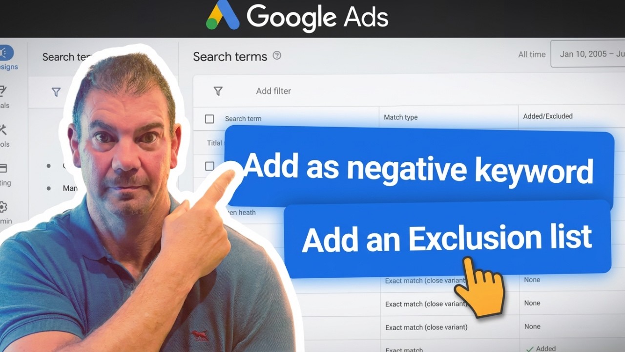 The RIGHT WAY To Find & Add Negative Keywords (Google Ads 2026)