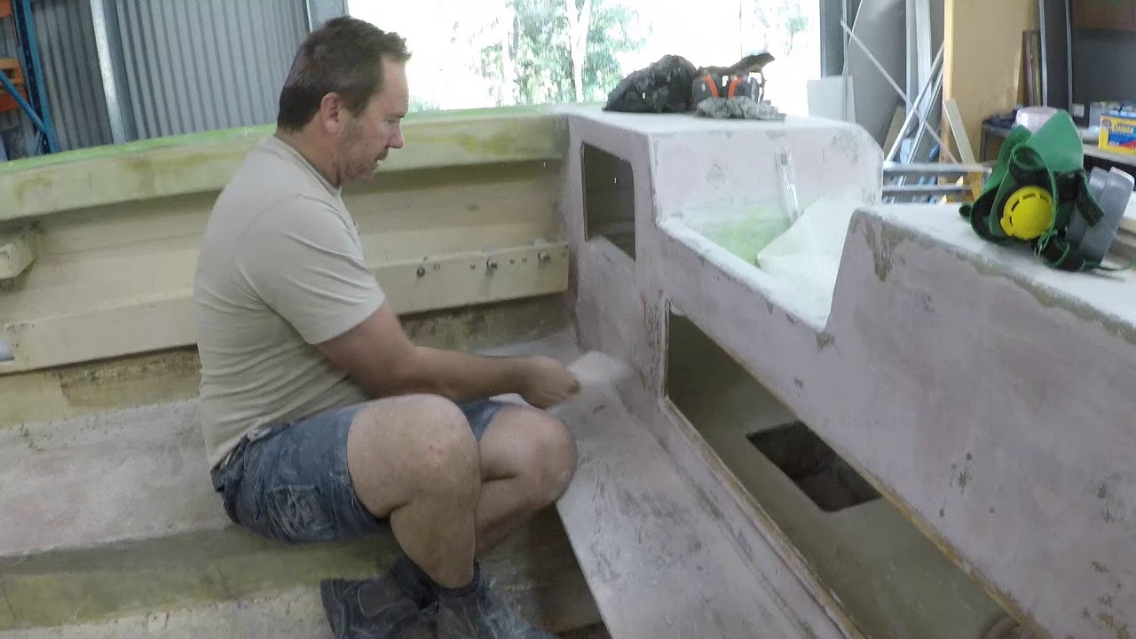 Cuddy Cabin to side console boat restoration and rebuild Pt 2