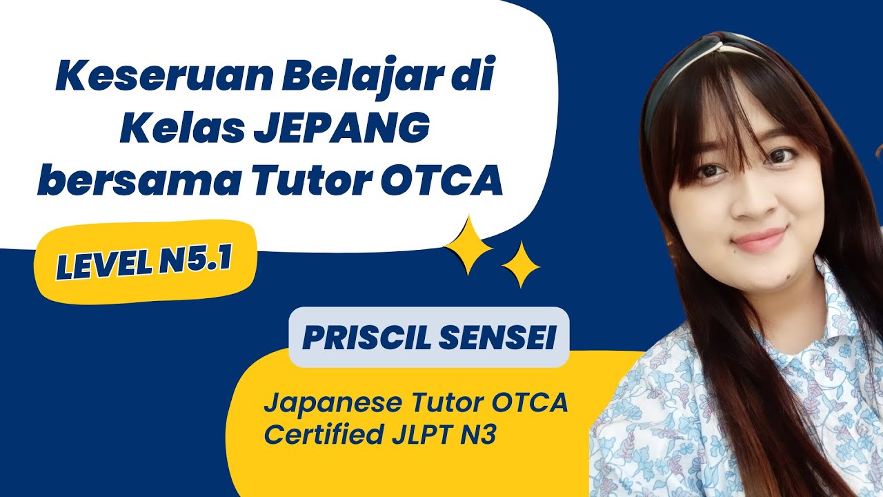 Belajar Tata Bahasa Jepang di kelas OTCA