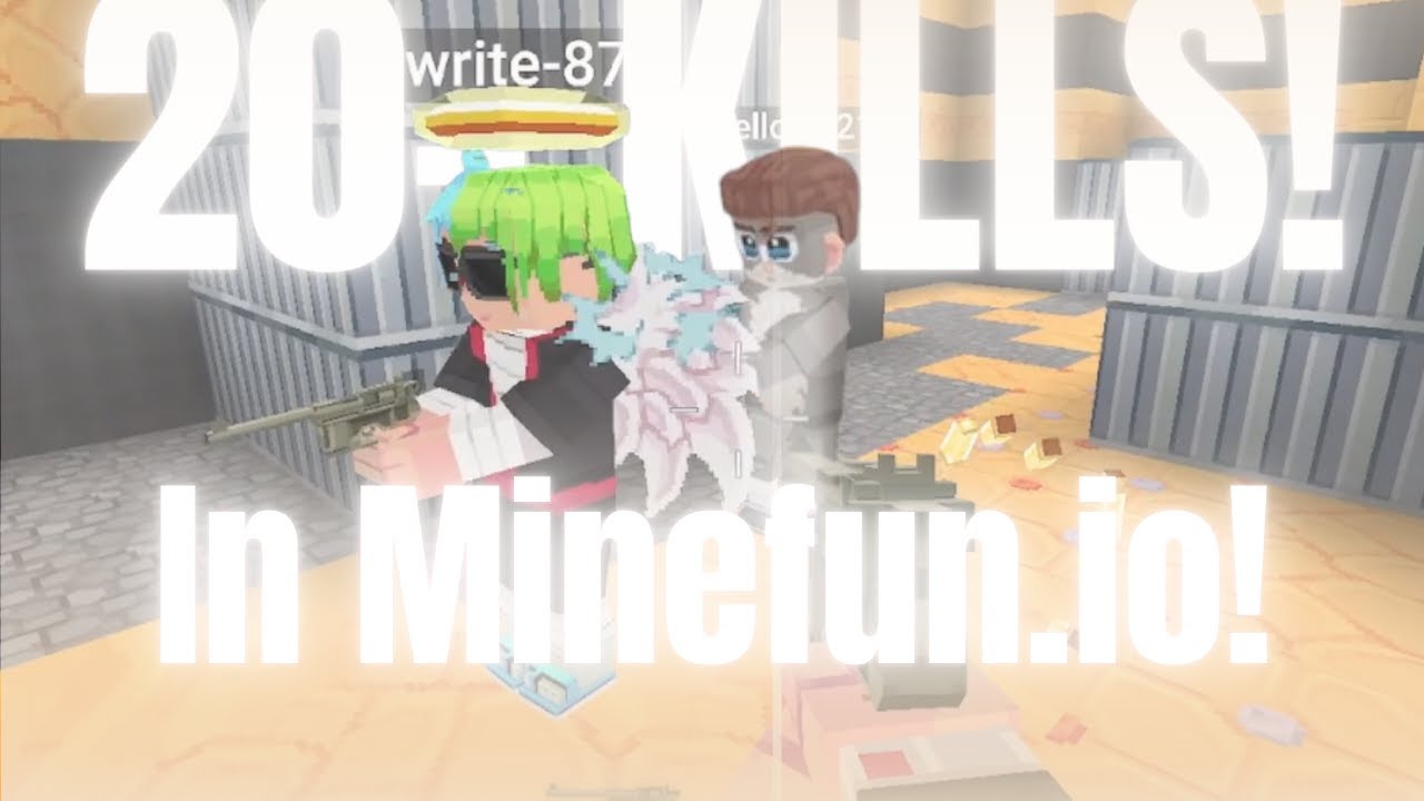 20+ Kills in Minefun.io The war mode! | Minefun.io Gameplay #1