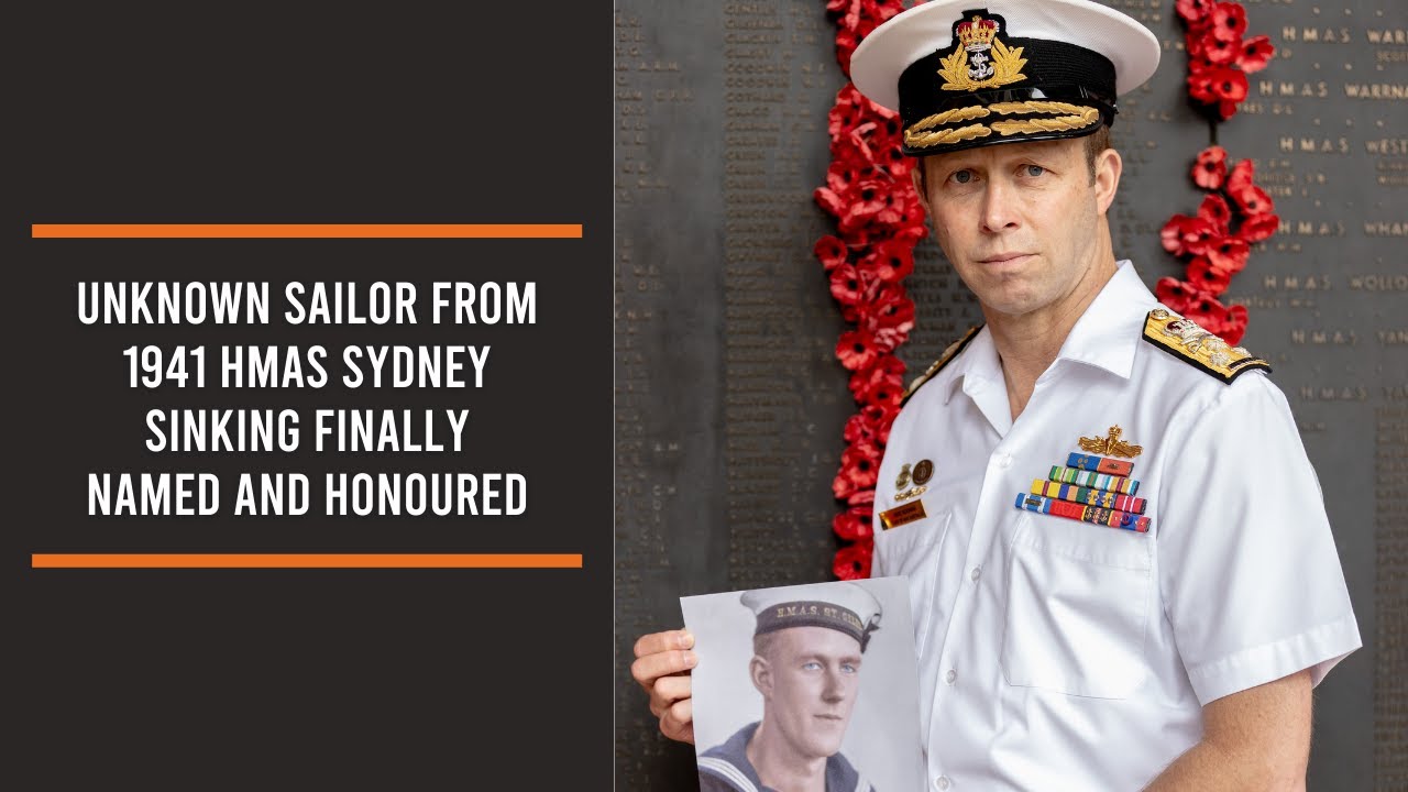 Unknown sailor from 1941 HMAS Sydney sinking finally named and honoured
