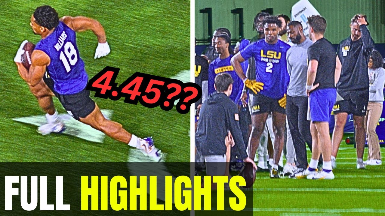 LSU Pro Day 2025: WR, DB & LB Highlights (FULL Coverage)